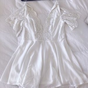 Gorgeous Lace Hello Molly Romper - NWOT